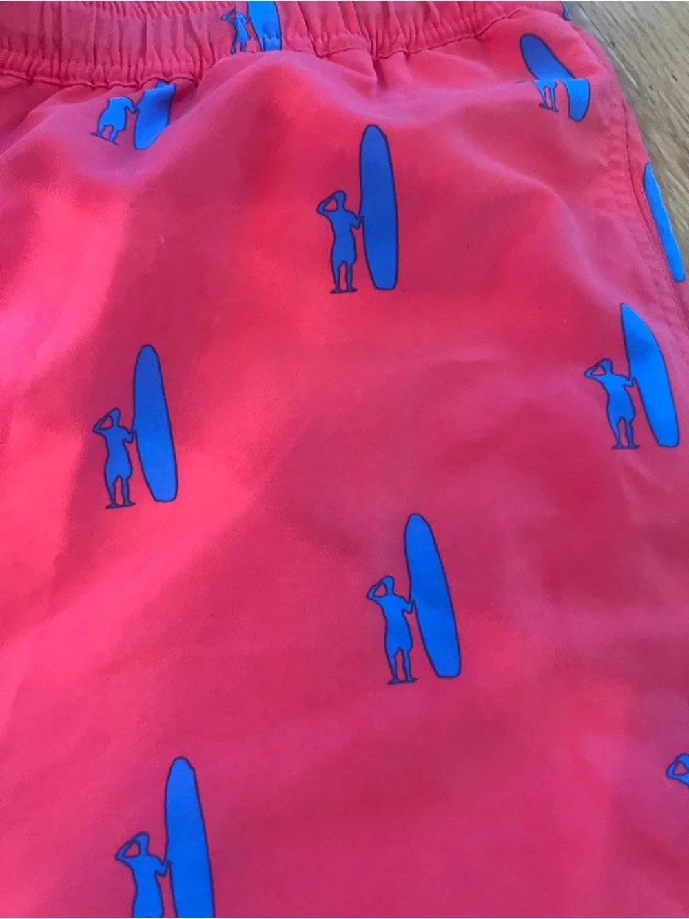 Johnnie O Lined Swim Trunks Regular Fit Surf Graphic Size L Board Shorts